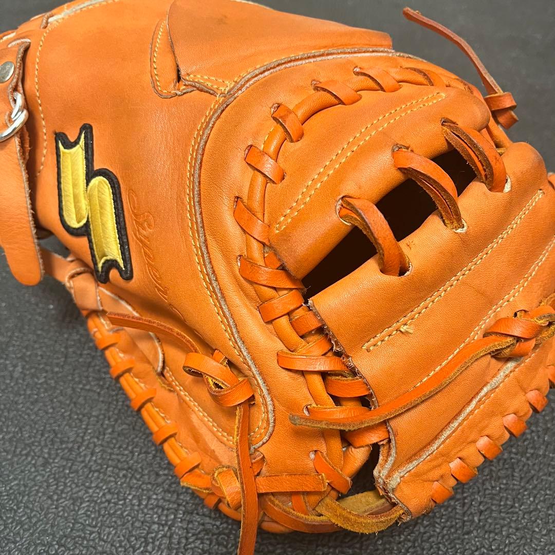 SSK 大人用 軟式 野球 グローブ キャッチャーミット 紐切れ皮破れ無し172