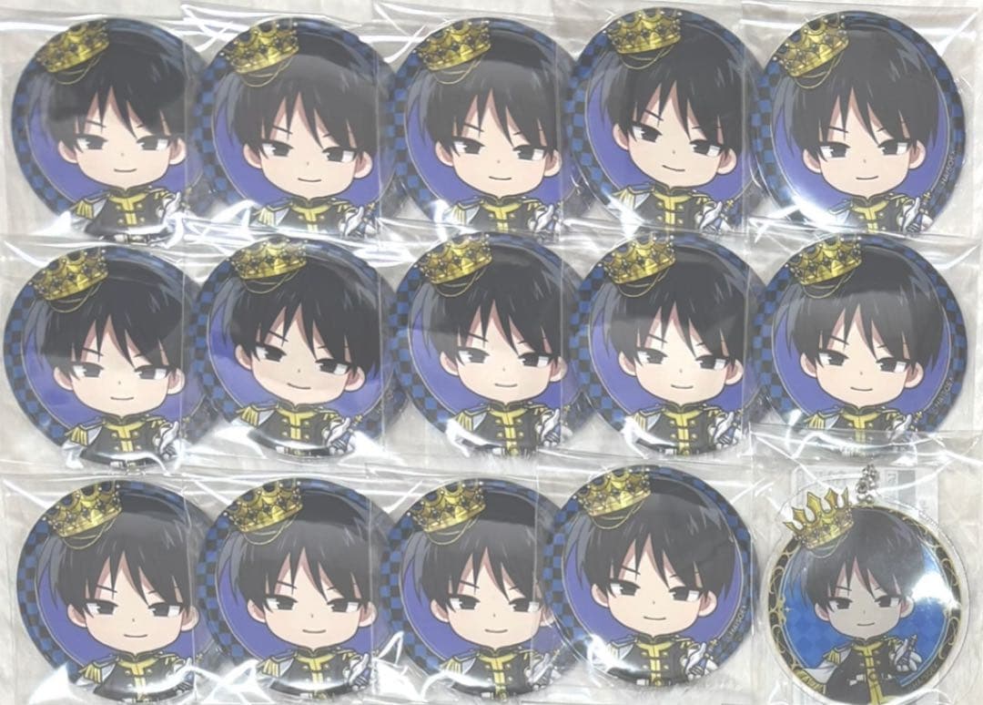 鋼の錬金術師　ハガレン　ロイ　マスタング　まるくじ　缶バッジ