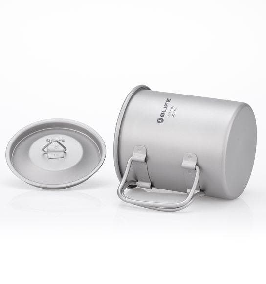 Olight オーライト チタンシングルマグ 折畳 ハンドル 蓋付き 300ml