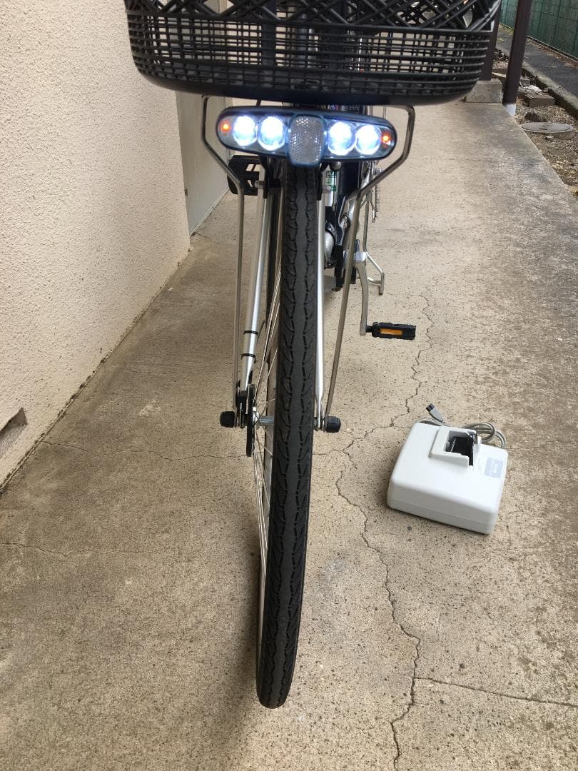 【直接引き取り】PANASONIC 電動アシスト自転車 バスケット付き