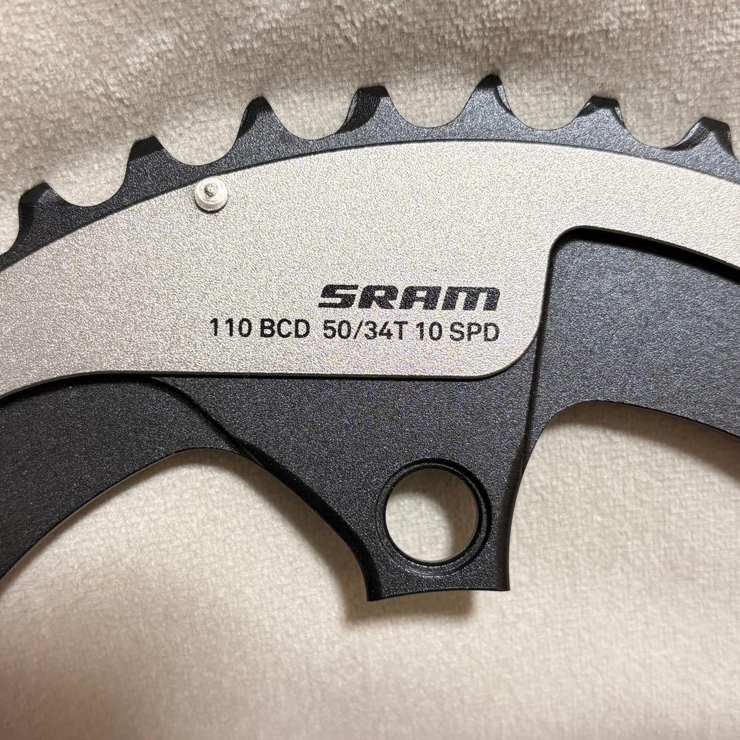 SRAM RED X Glideチェーンリング 110 BCD 50/34T