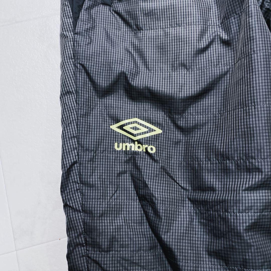 UMBRO アンブロ　中綿　ナイロンセットアップ　上下　ブラック　L