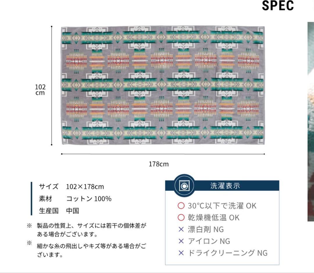 PENDLETON タオルブランケット ブレイブスター