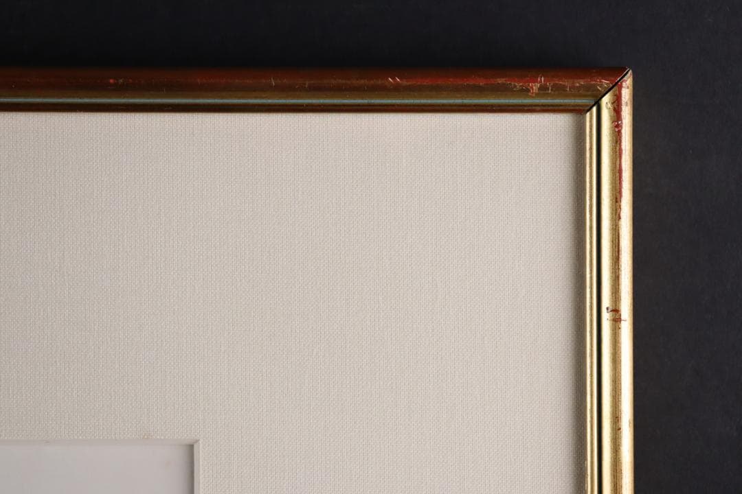 真作保証 中島潔 「ゆらめき」 木版画 直筆サイン有 儚げな女性画 人気作品
