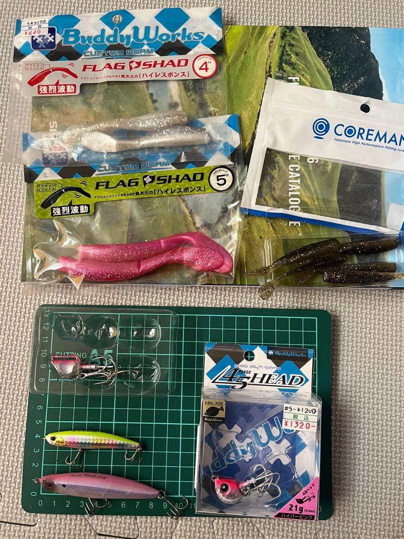 ルアー　釣具　ジグヘッド　ワーム　DUO ジャクソン　ロンジン　バディワークス