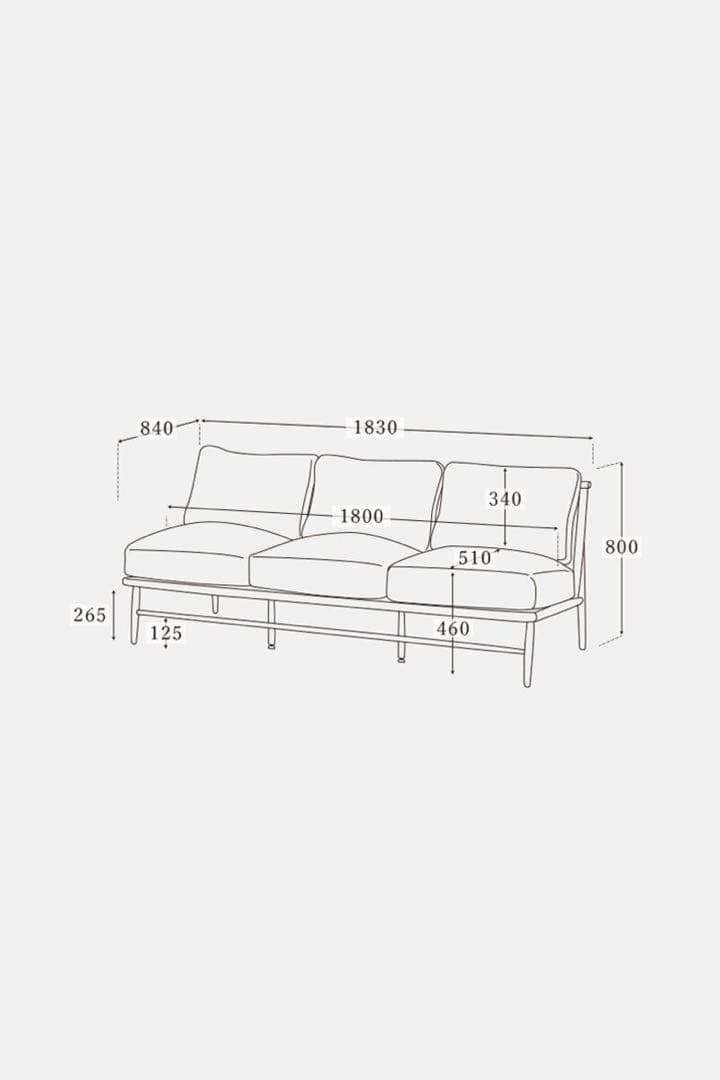 美品MOMO NATURAL [PICK UP] CLOUD SOFA | 3P