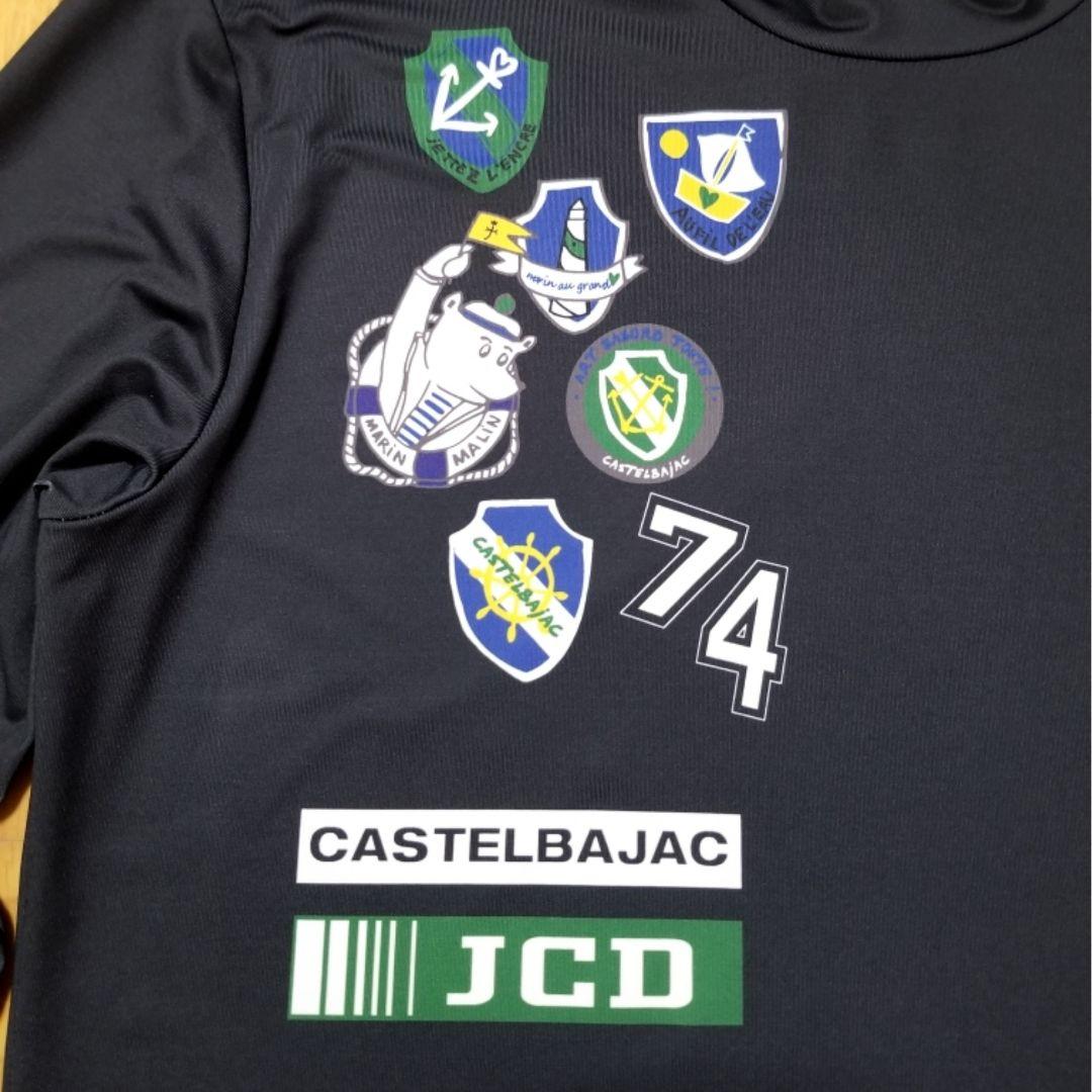 カステルバジャックモックネック長袖Tシャツメンズゴルフウェア48