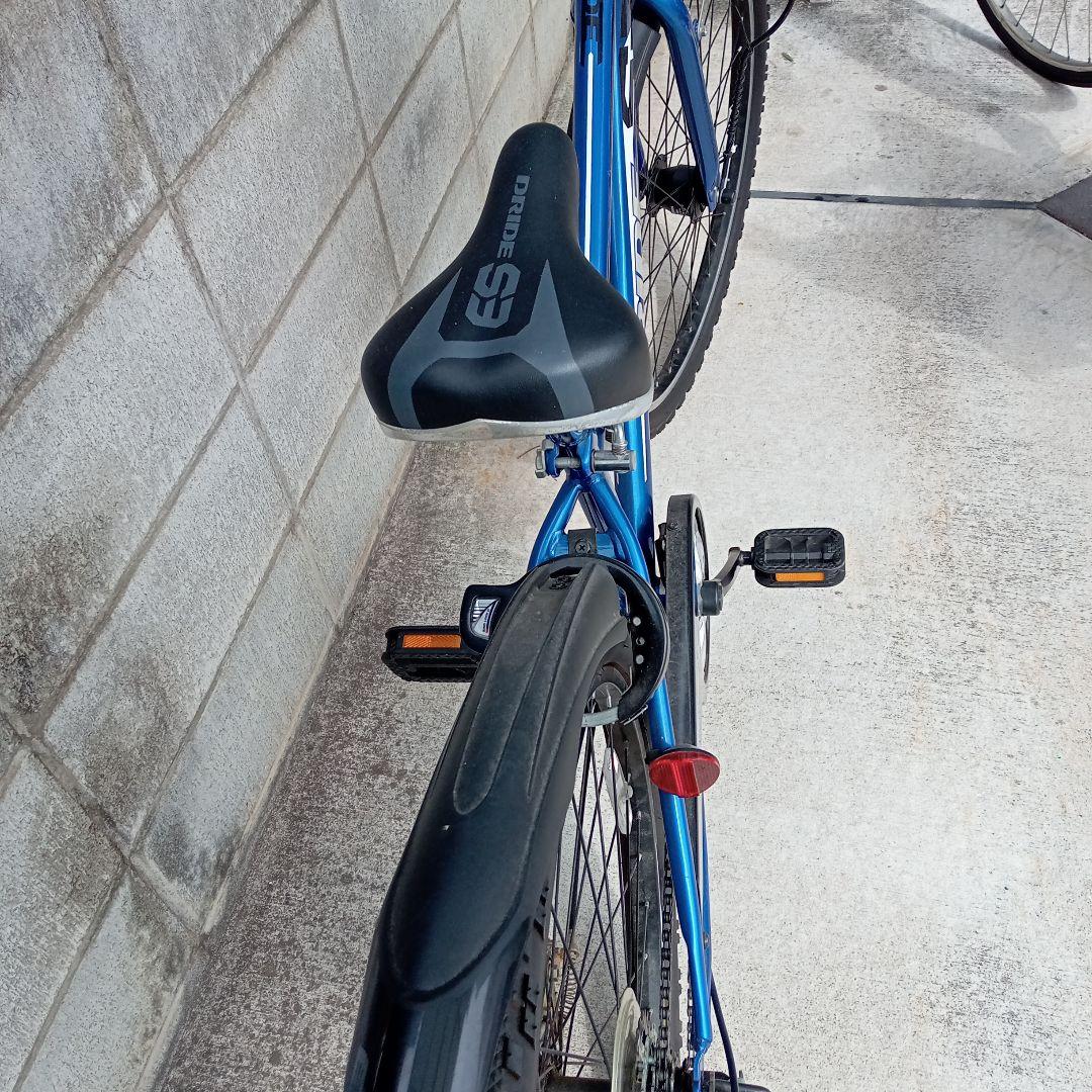 PRIDE キッズサイクル 青26インチ