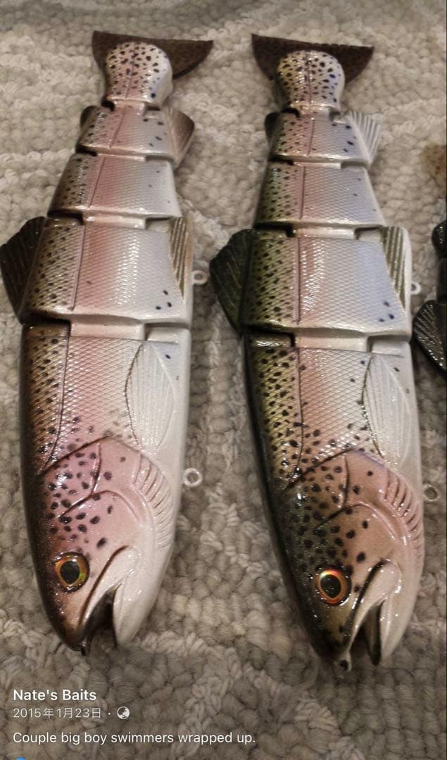 Nate Bait 特注レインボートラウトベイト 12インチ