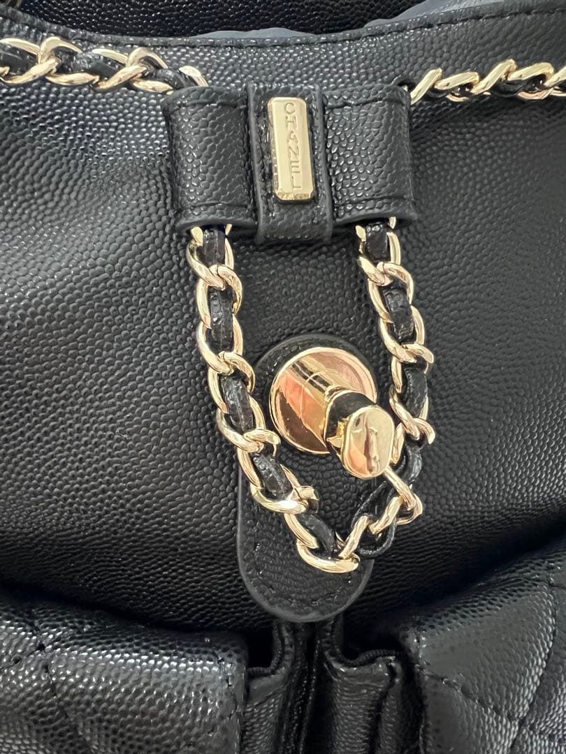 ノベルティ　キルティング　ブラック　リュックサック　CHANEL シャネル　新品