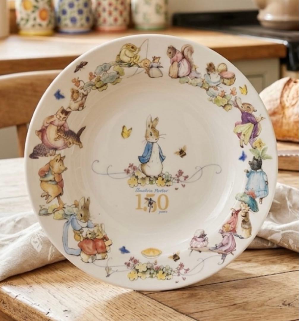 【未使用品】ピーターラビット 150周年 プレート＆マグカップ