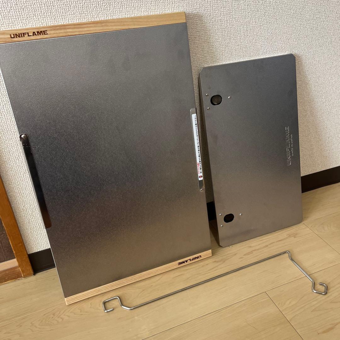新品未使用　ユニフレーム　焚き火テーブル　3点セット
