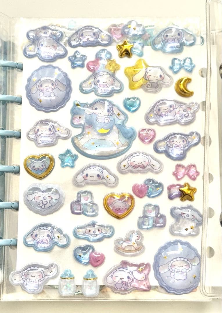 シナモロール　シール帳完成品