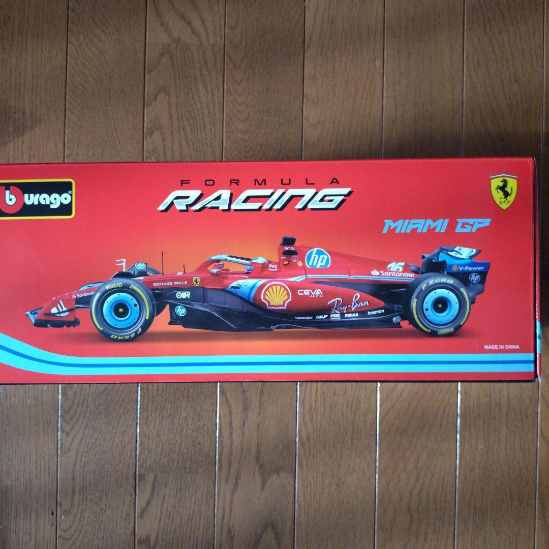 ミニカー Burago SF-23 Charles Leclerc 1/18