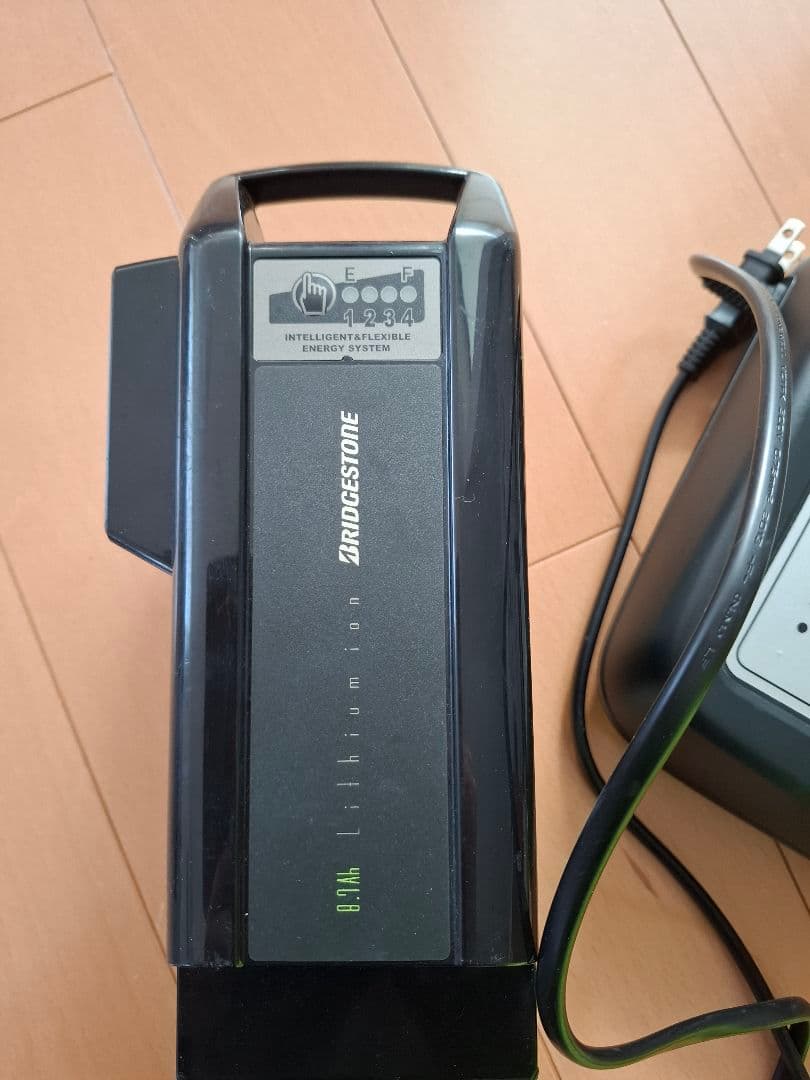 【バッテリー良好】ブリヂストン リチウムイオンバッテリー 急速充電器 P5343