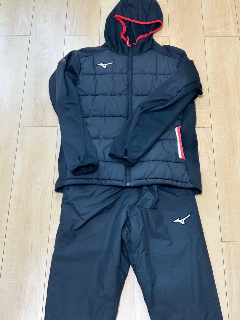 MORELIA／異素材切替 中綿ジャケット セットアップ　上下　美品 モレリア
