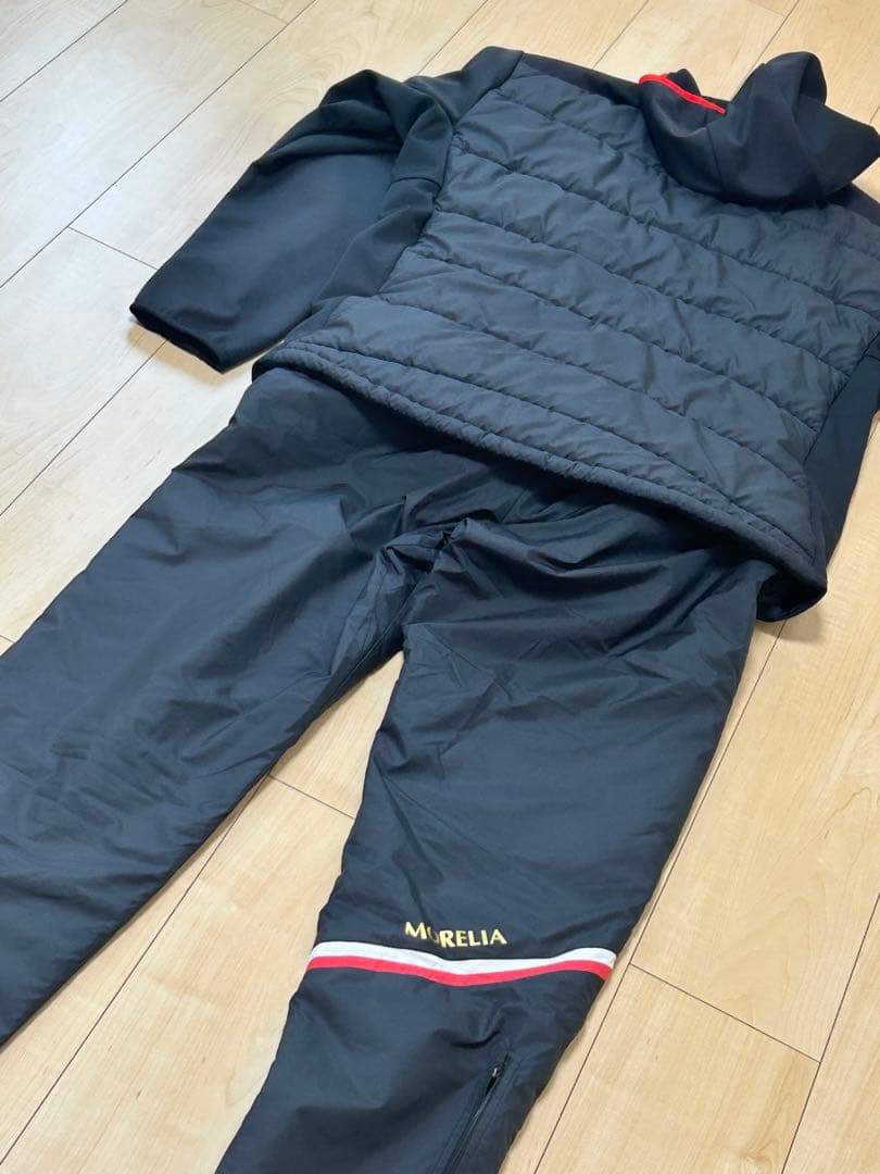 MORELIA／異素材切替 中綿ジャケット セットアップ　上下　美品 モレリア