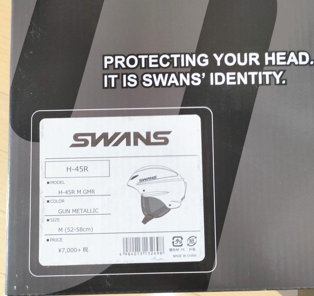 新品未使用2個セット　SWANS ヘルメット ガンメタリック LサイズMサイズ