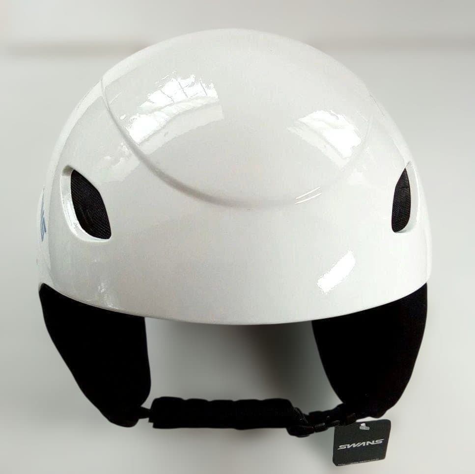 新品未使用/SWANS 男女兼用スキー・スノボヘルメット 自転車・災害/WH/M