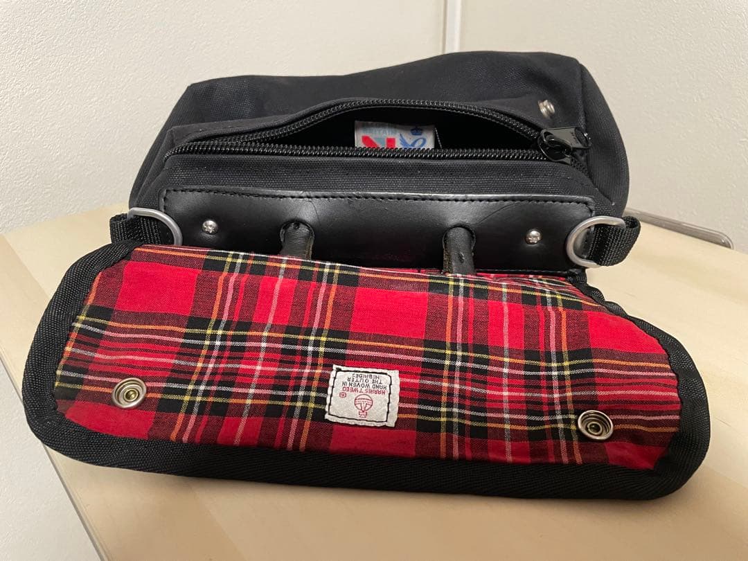 CARRADICE サドルバッグ　ZIP ROLL ハリスツイード