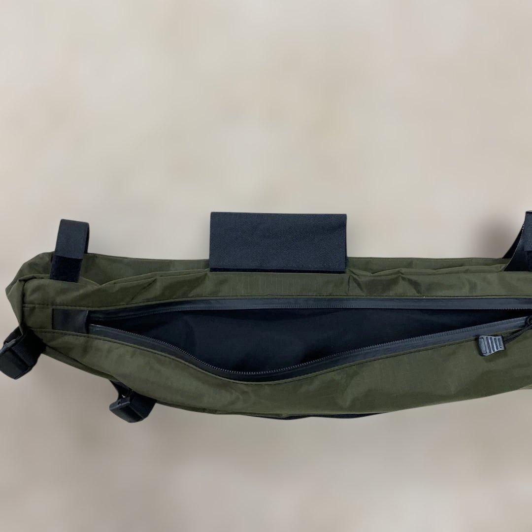 Fairweather 車体装着バッグ オリーブグリーン　フレイムバッグ