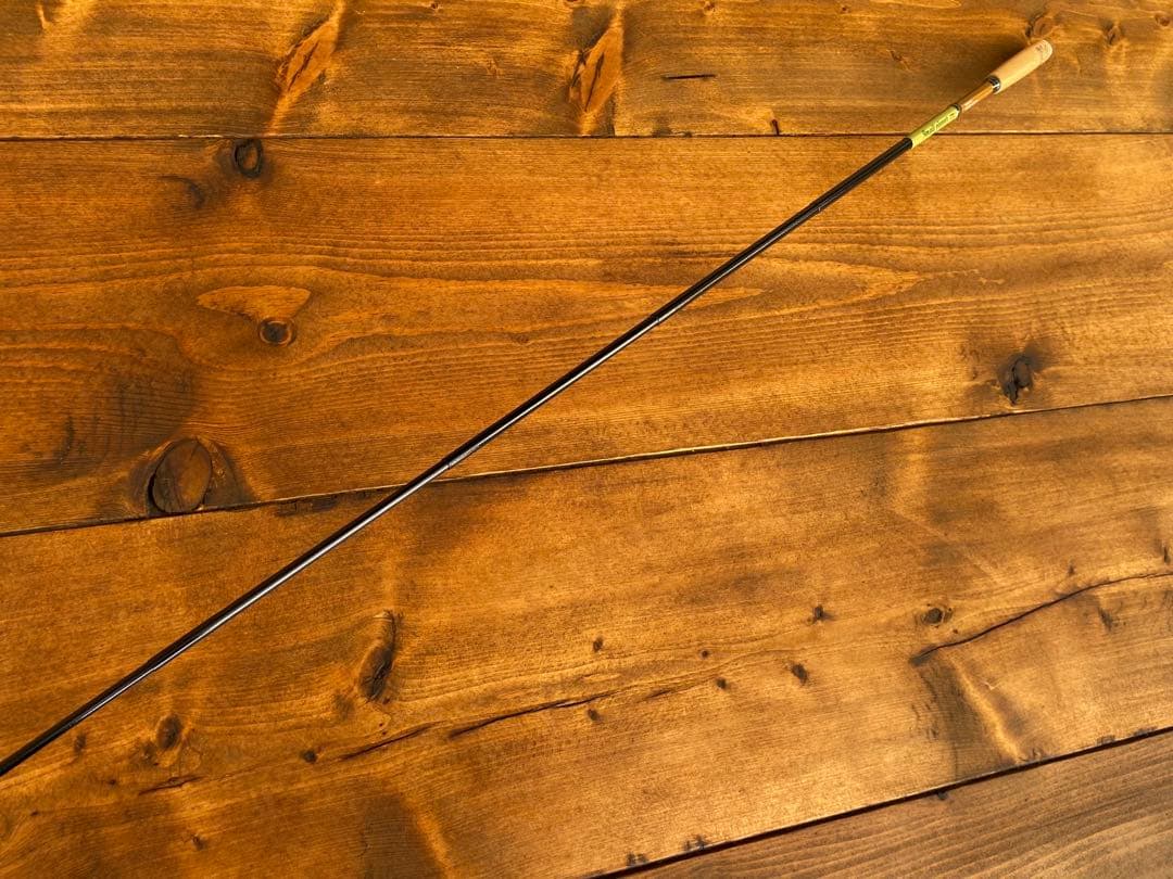小物釣り竿　タナゴ竿　150cm ウッドグリップ　振り出し竿　ブラウン