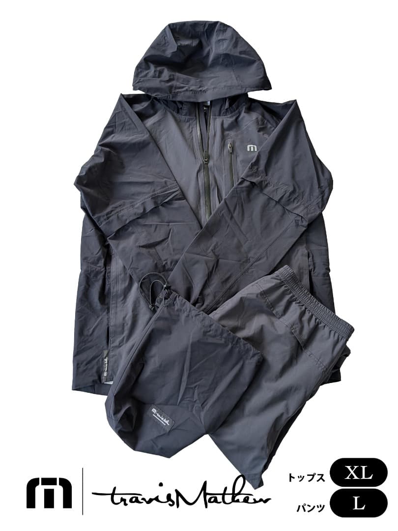 travisMathew レインウェア ブラック（XL/L）