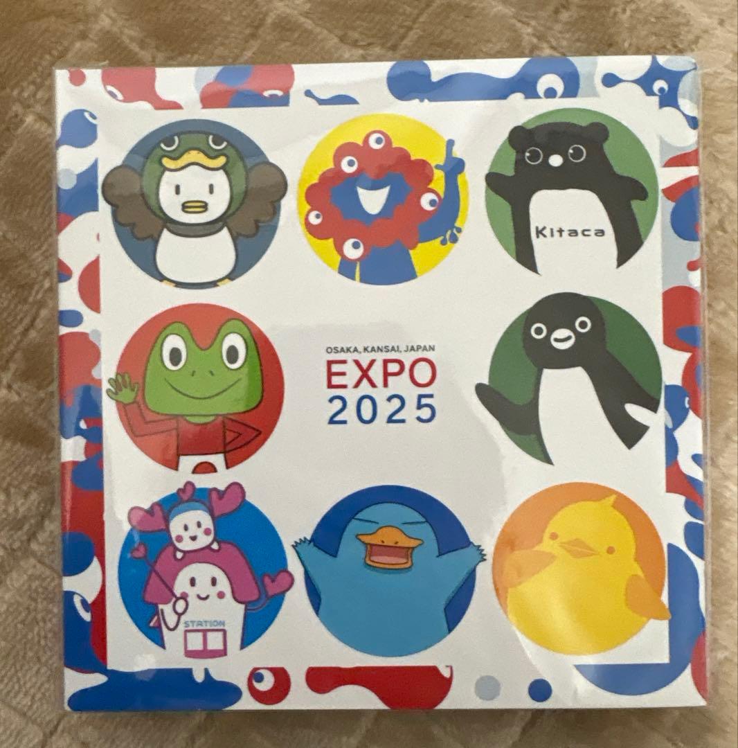 万博　ミャクミャク　JR キャラクター　ピンバッジ