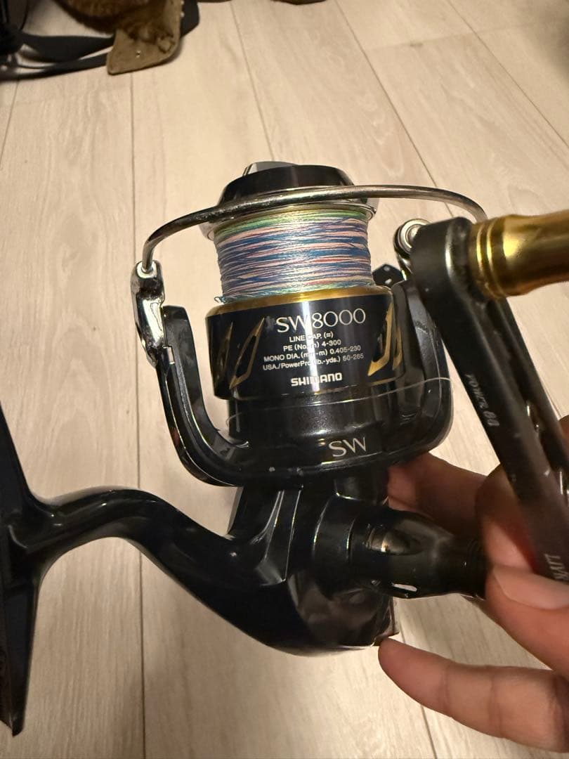 SHIMANO 19 STELLA SW8000 livreハンドル付き