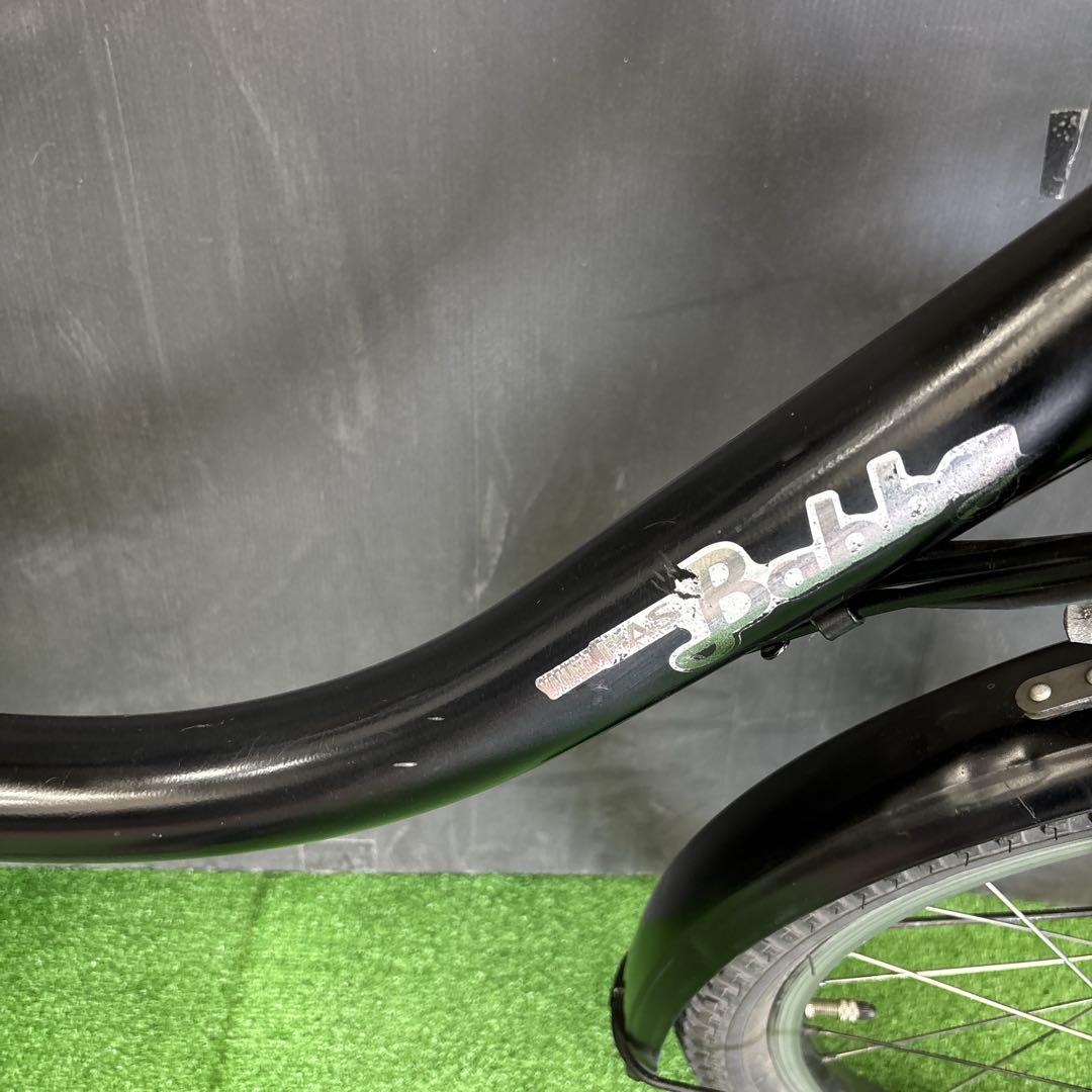 電動自転車 YAMAHA PAS Babby ブラック 3人乗り対応　72★