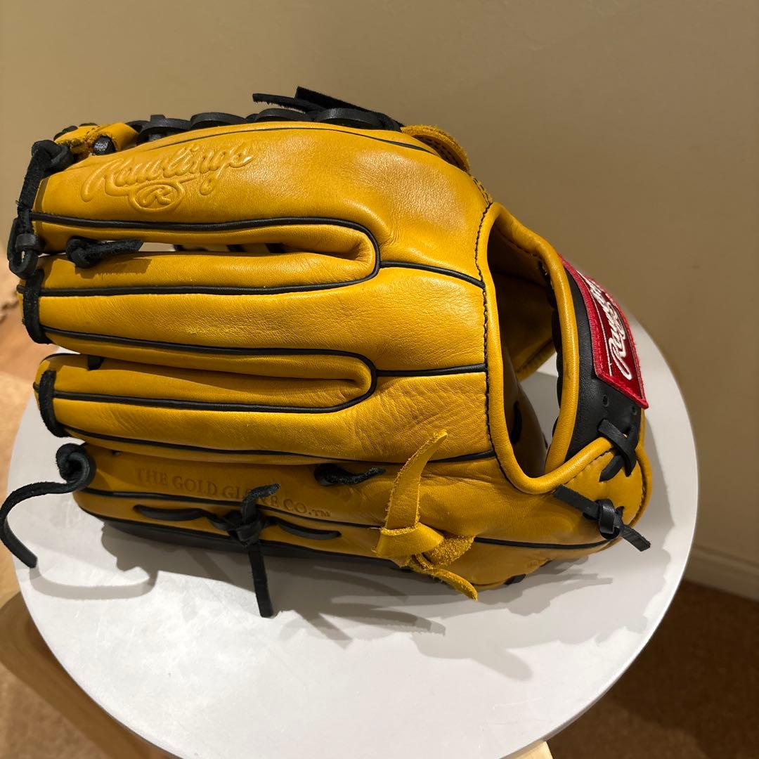【美品】ローリングス 軟式用グラブ ハイパーテック オールラウンド