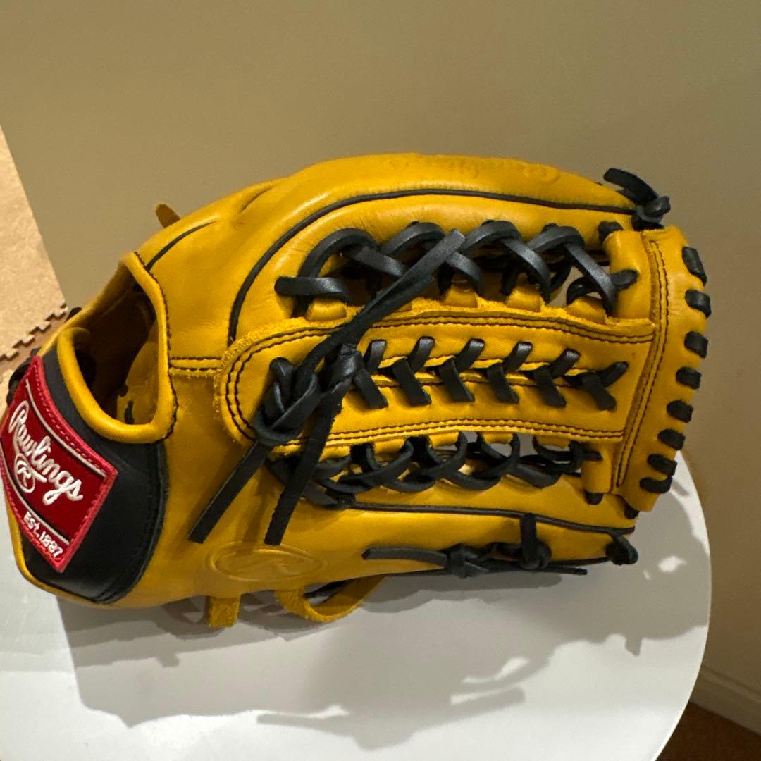 【美品】ローリングス 軟式用グラブ ハイパーテック オールラウンド