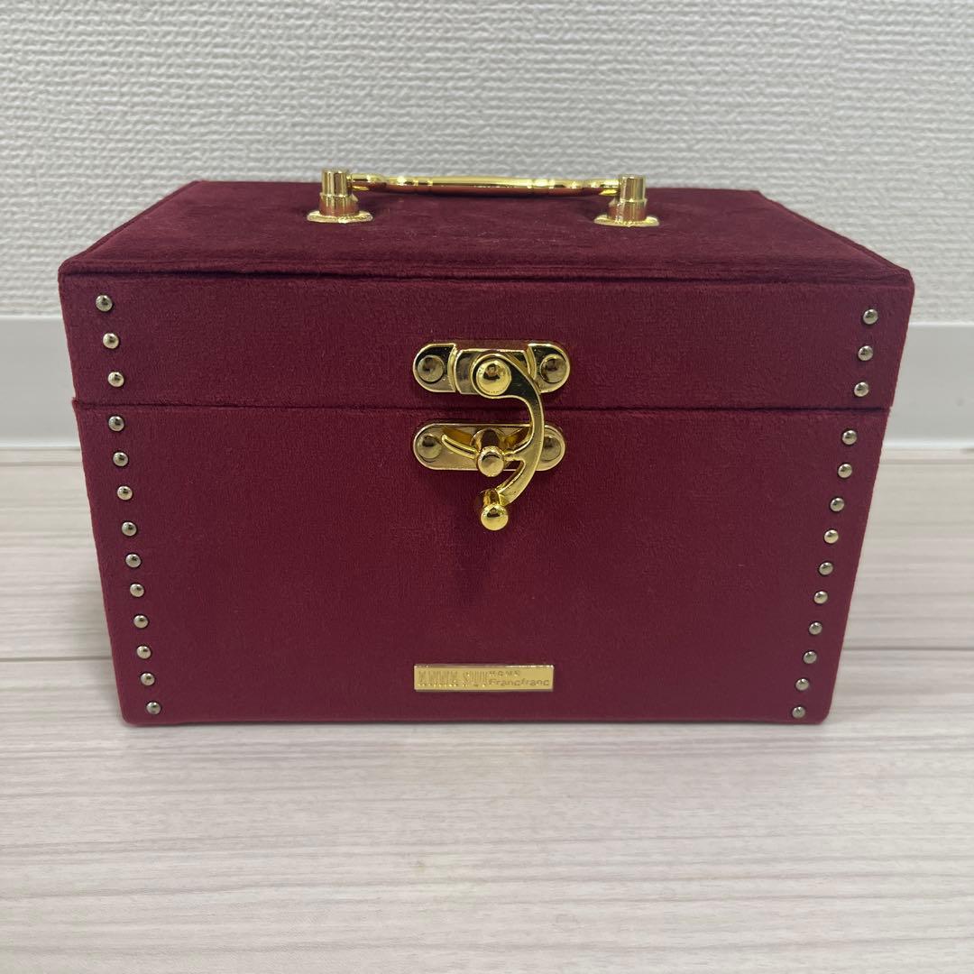 Francfranc ANNA SUI ジュエリーボックス Sダークレッド