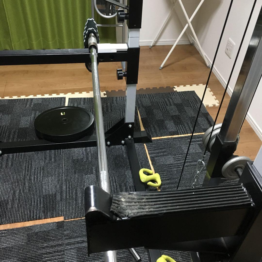 パワーラック、バーベル140キロ分