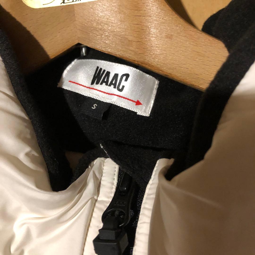 WAAC ホワイト ダウンベスト S