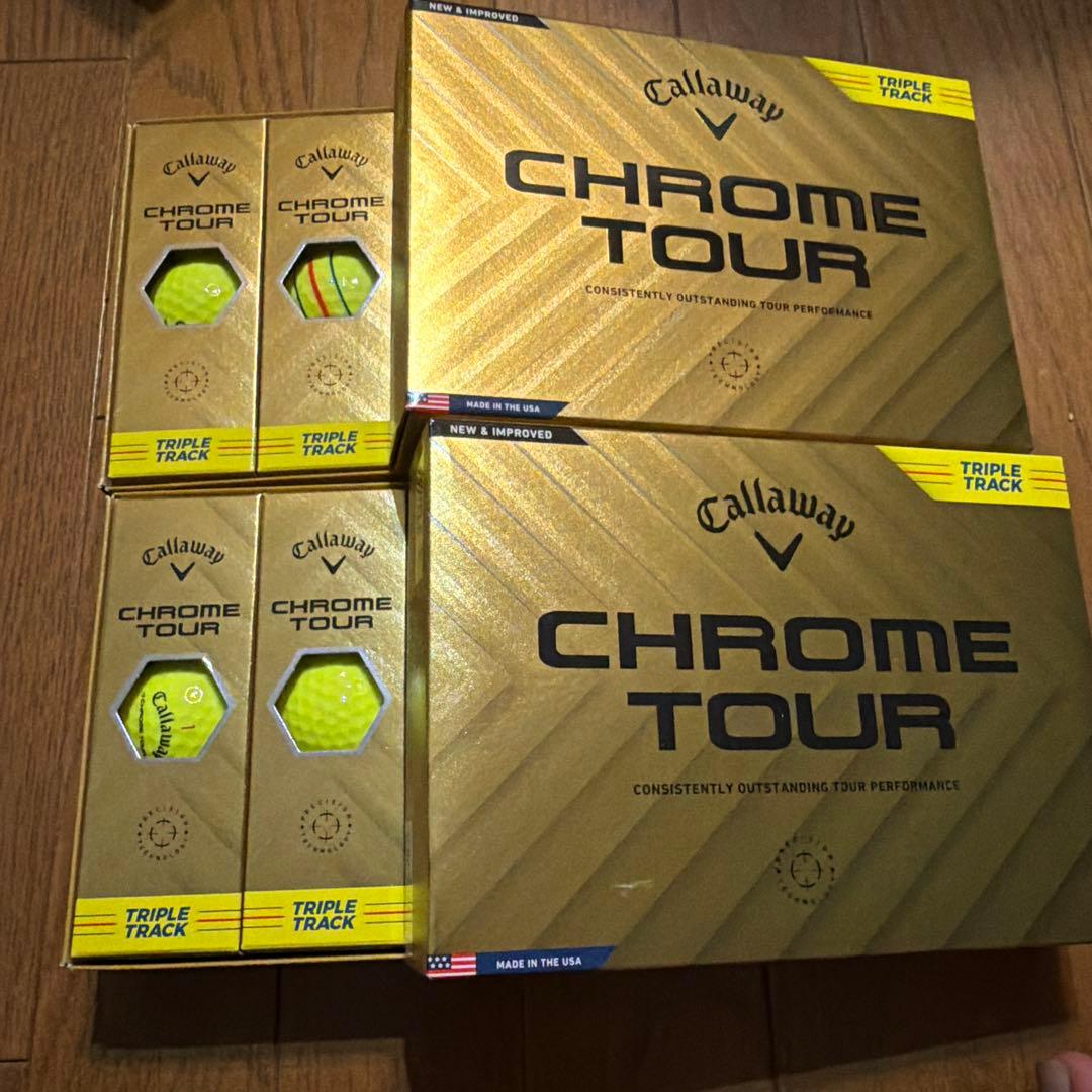 Callaway Chrome Tour ゴルフボール トリプルトラック 2ダー