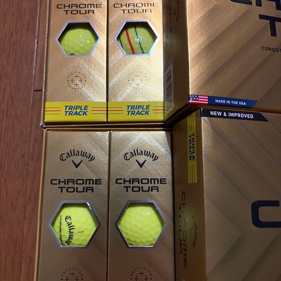 Callaway Chrome Tour ゴルフボール トリプルトラック 2ダー