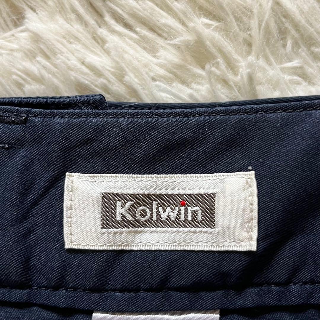 美品 Kelwin ゴルフ プリーツスカート スカート ネイビー 9号 M