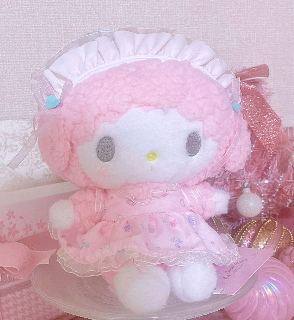 激レア♡サンリオ♡当時物♡ピアノちゃん♡メレンゲパーティ♡ぬいぐるみ♡ピンク♡
