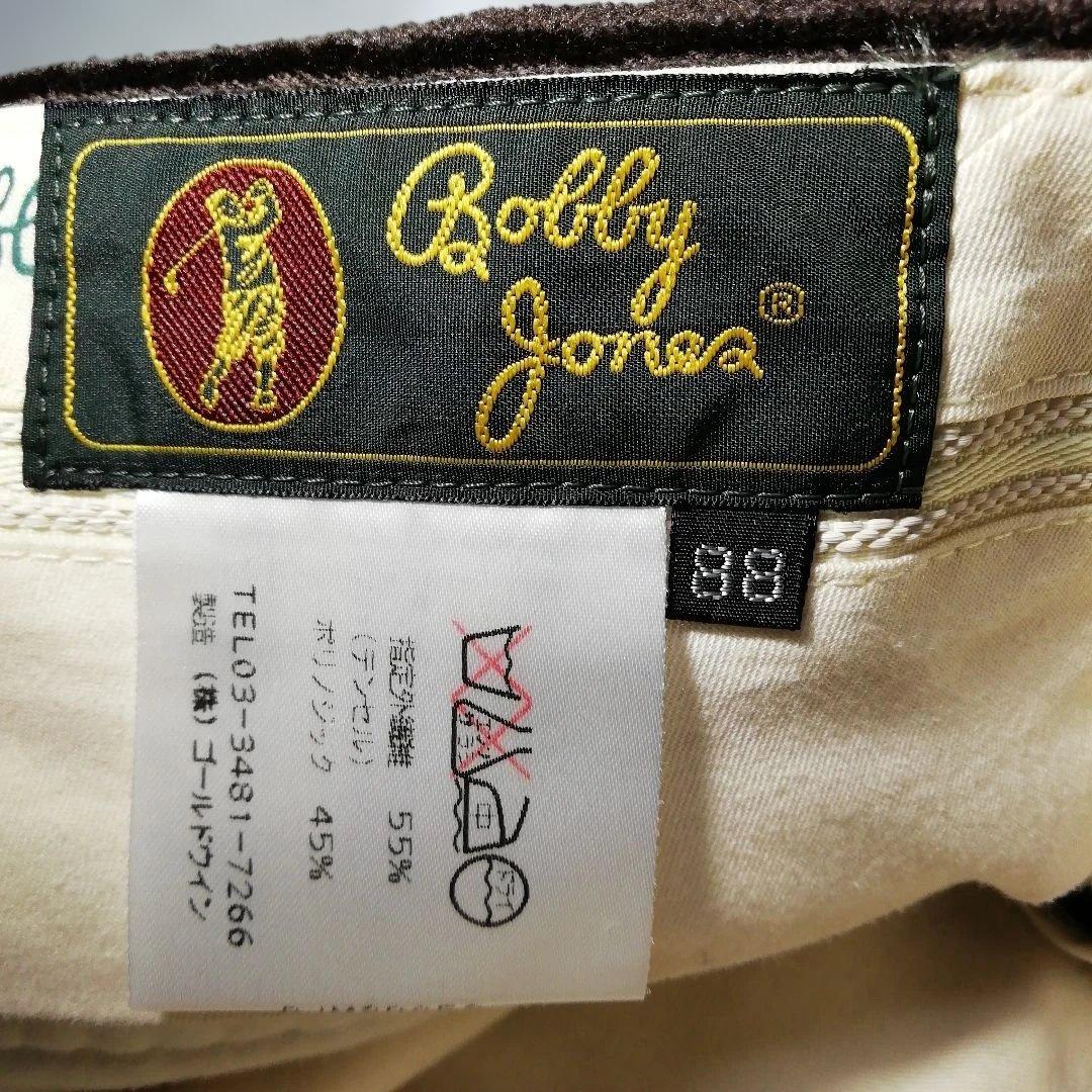★BobbyJones,　GOLF コール天パンツ,こげちゃ 88★