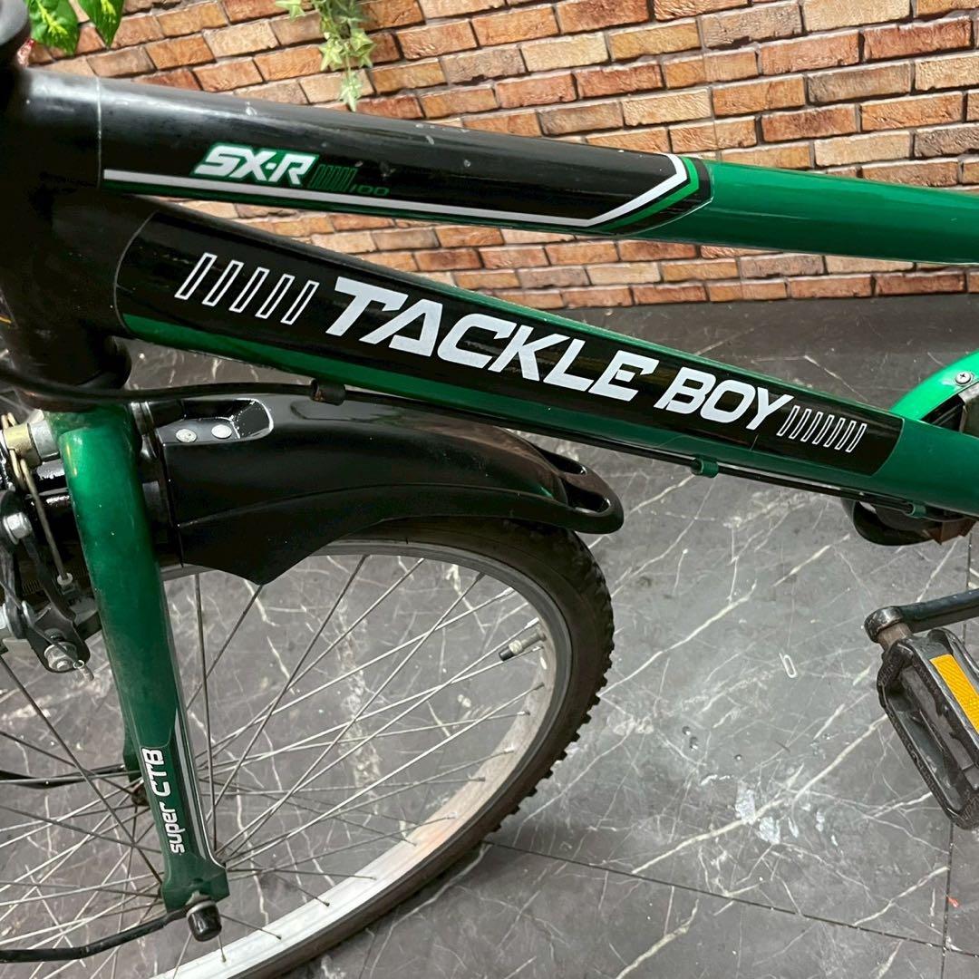 【125】子供用自転車 子供車 TACKLE BOY グリーン 26インチ