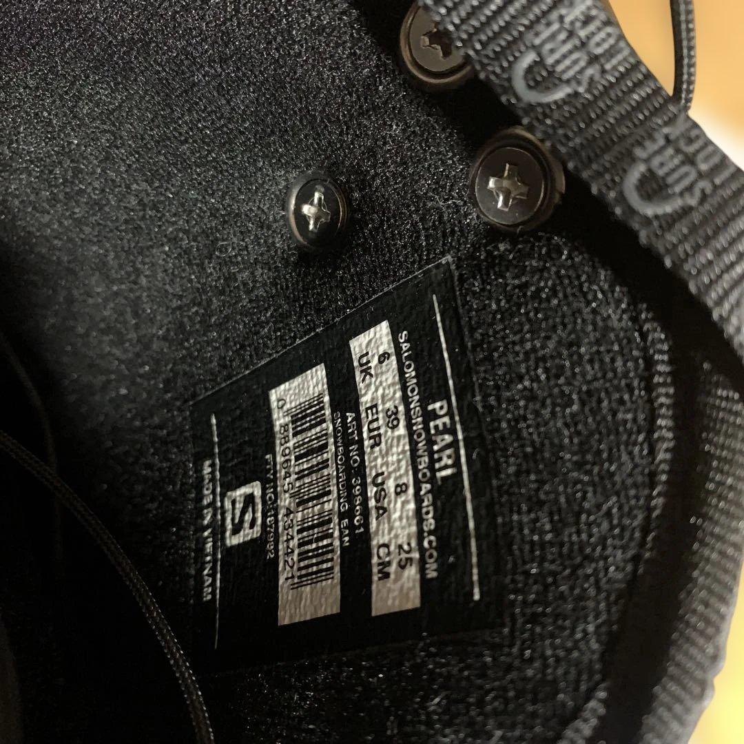 美品　SALOMON ブラック スノーボード　ブーツ