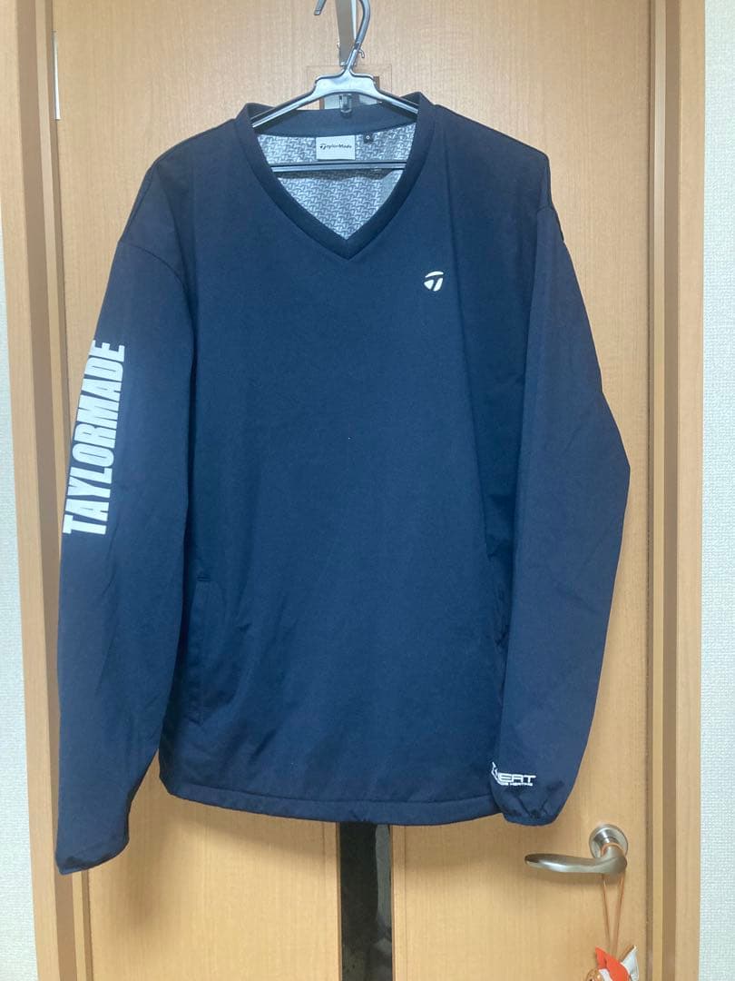 TAYLORMADE ネイビー Vネック長袖ジャケット