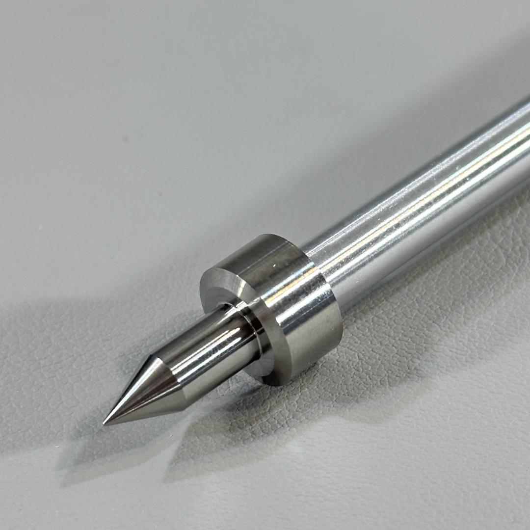 8mm チェロ エンドピン 新品 特注品 超々ジュラルミン製 溝付き a1438