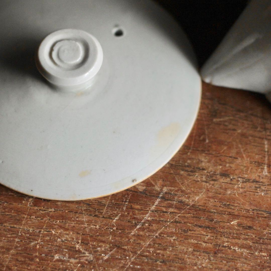白磁 宝瓶 煎茶道具 煎茶器 古道具 アンティーク