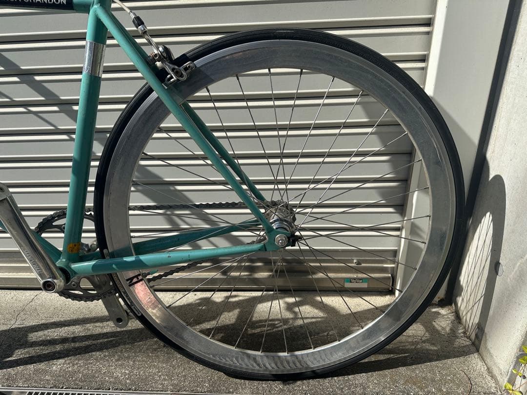 ピスト HED バトンホイール シングル　完成車