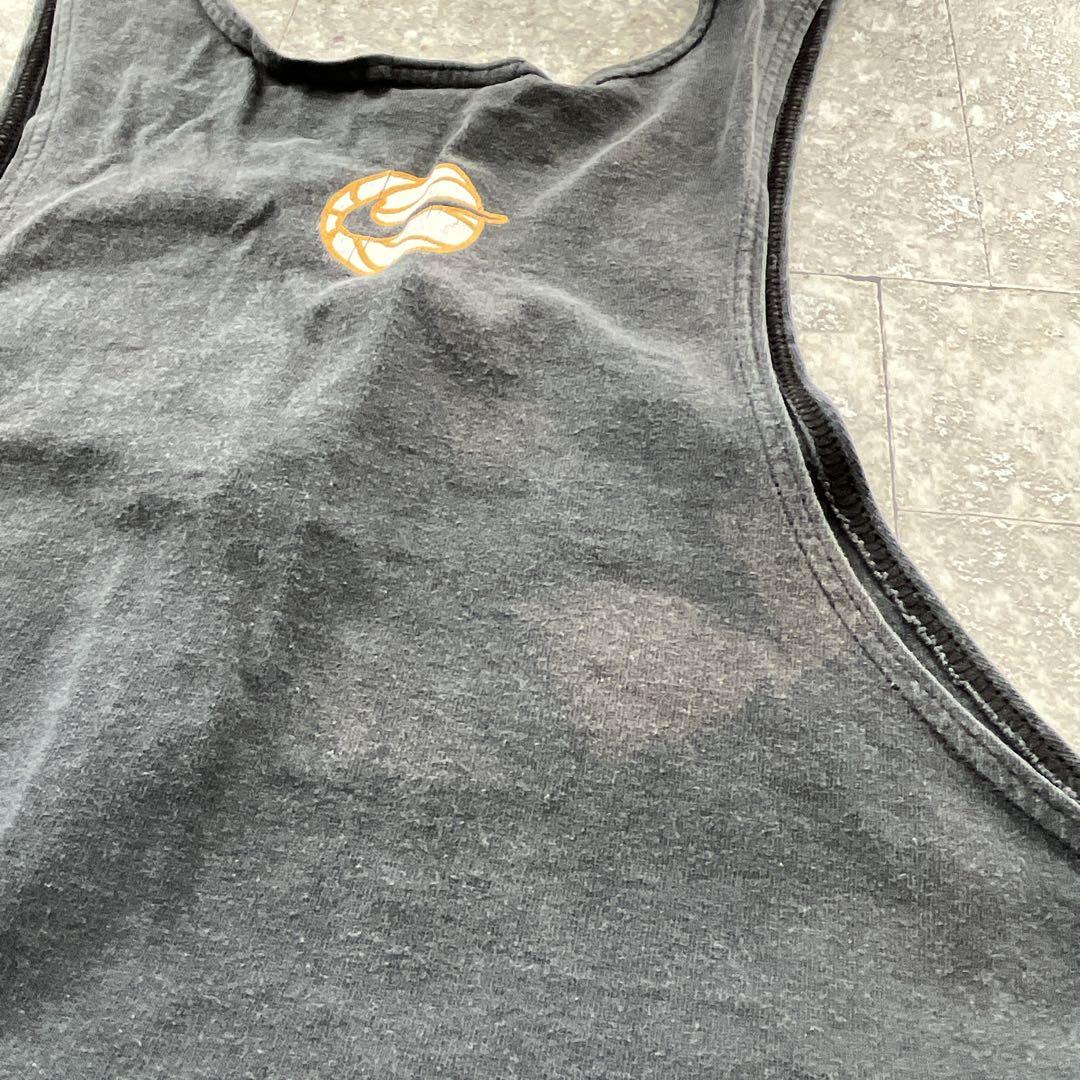 【USA製】 ナイキ NIKE バスケ タンクトップ 墨黒 ヴィンテージ 古着