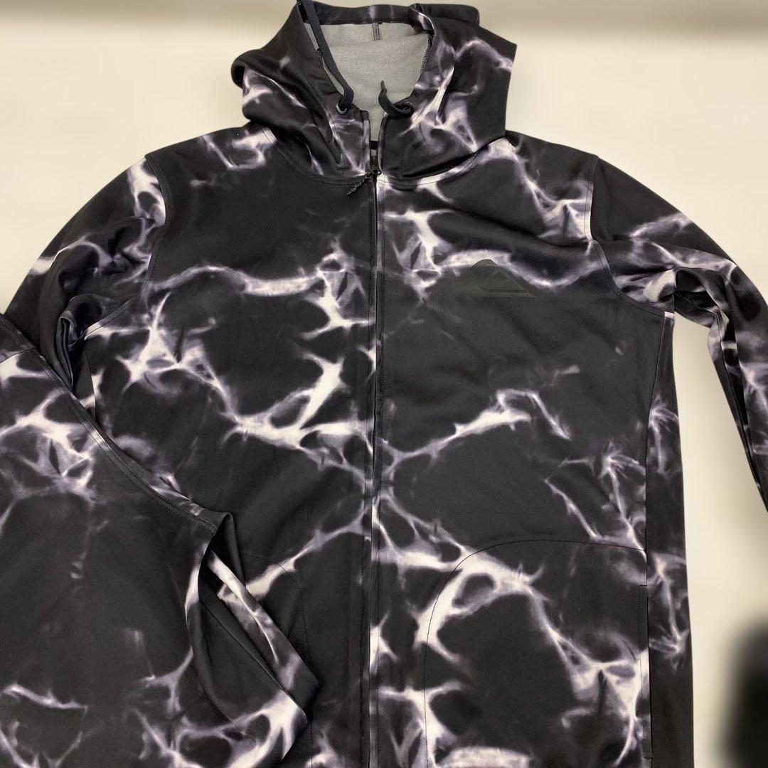 QUIKSILVER クイックシルバーマーブル模様 ジャージ セットアップ XL