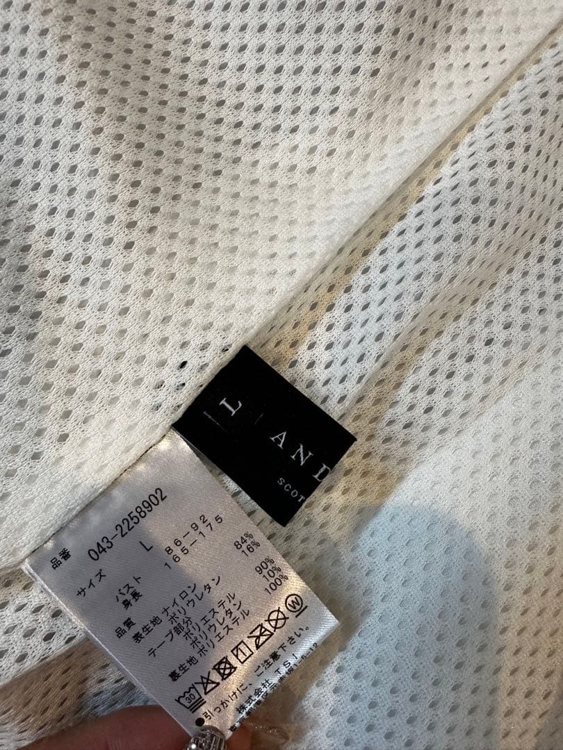 新品　St ANDREWS レディース ベスト 白 L ウインドベスト