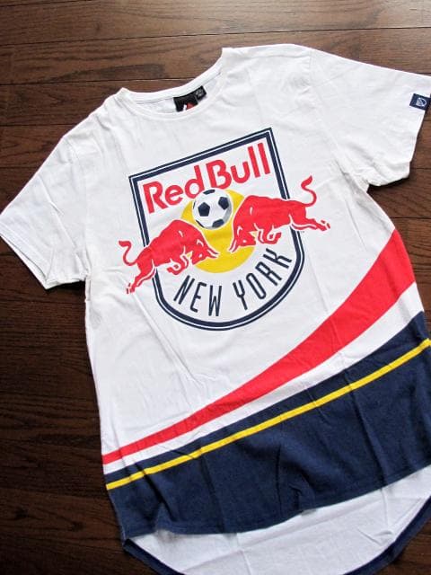 Majestic Red Bull New York ロング丈Tシャツ L